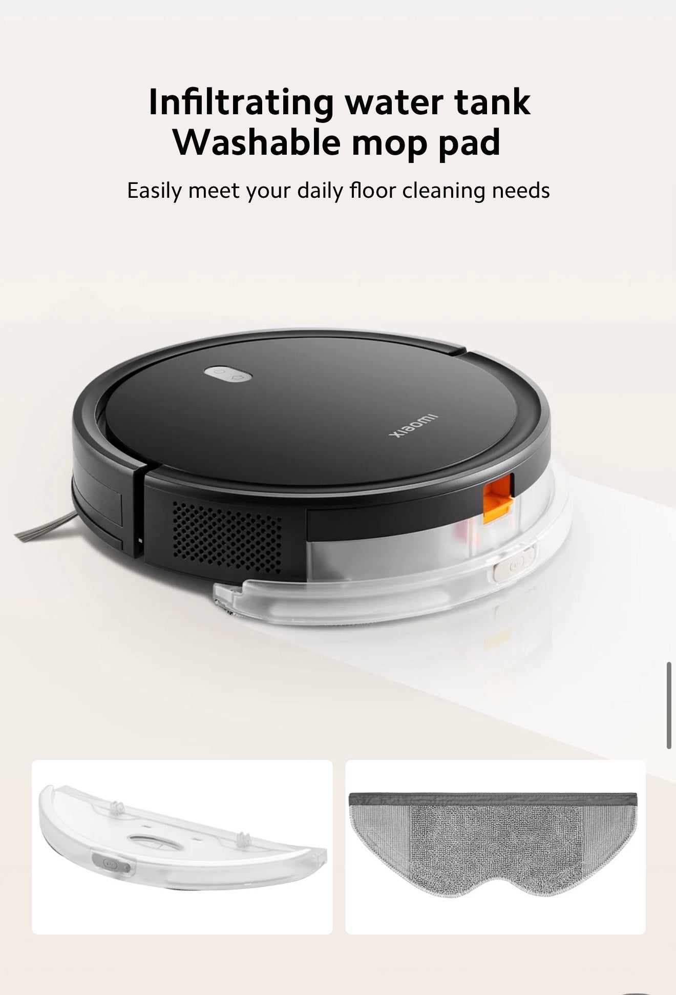 اكتشف😱 جهاز التنظيف🧽✨ الجديد🤖 من  Xiaomi Robot Vacuum E5