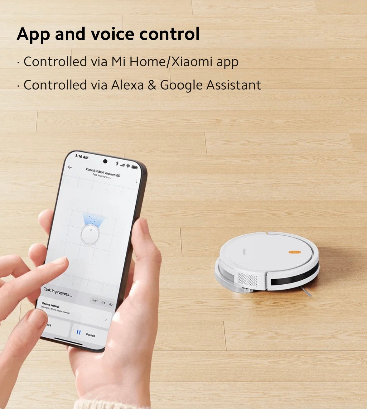 اكتشف😱 جهاز التنظيف🧽✨ الجديد🤖 من  Xiaomi Robot Vacuum E5