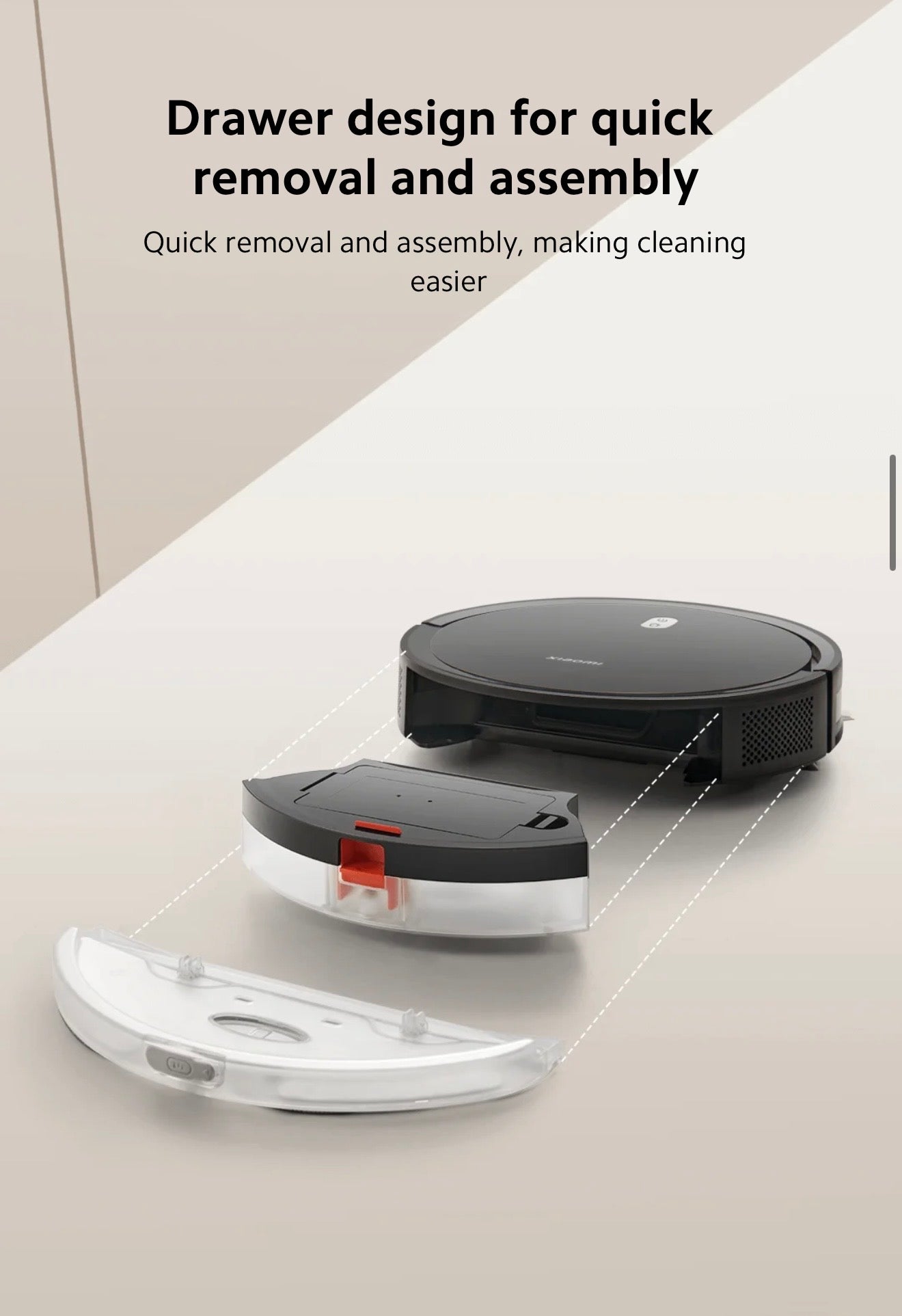 اكتشف😱 جهاز التنظيف🧽✨ الجديد🤖 من  Xiaomi Robot Vacuum E5
